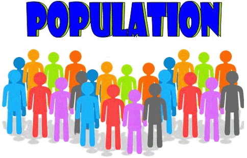 graphic of population